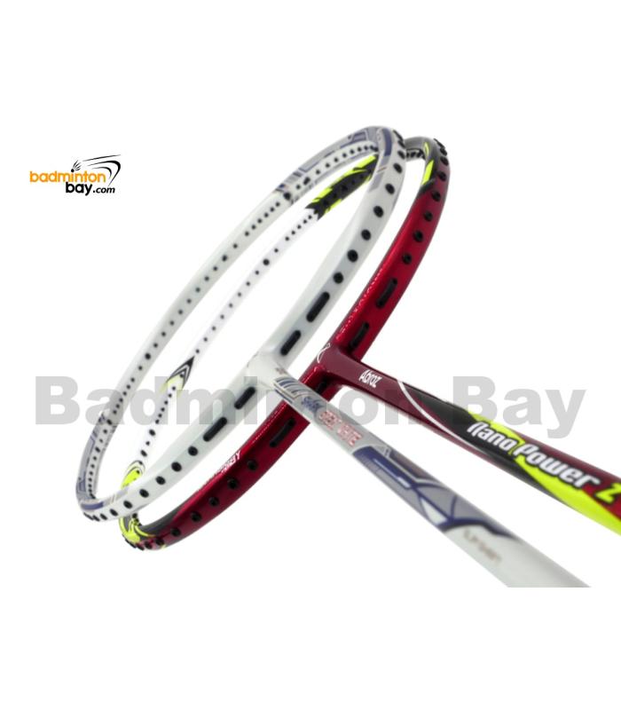 2 Pieces Deal: Abroz Shark Great White + Abroz Nano Power Z-Light Badminton Racket